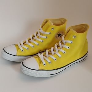 Dyed Yellow Converse Chuck Taylor All Star Hi Top